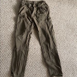 Green brandy Melville cargo pants